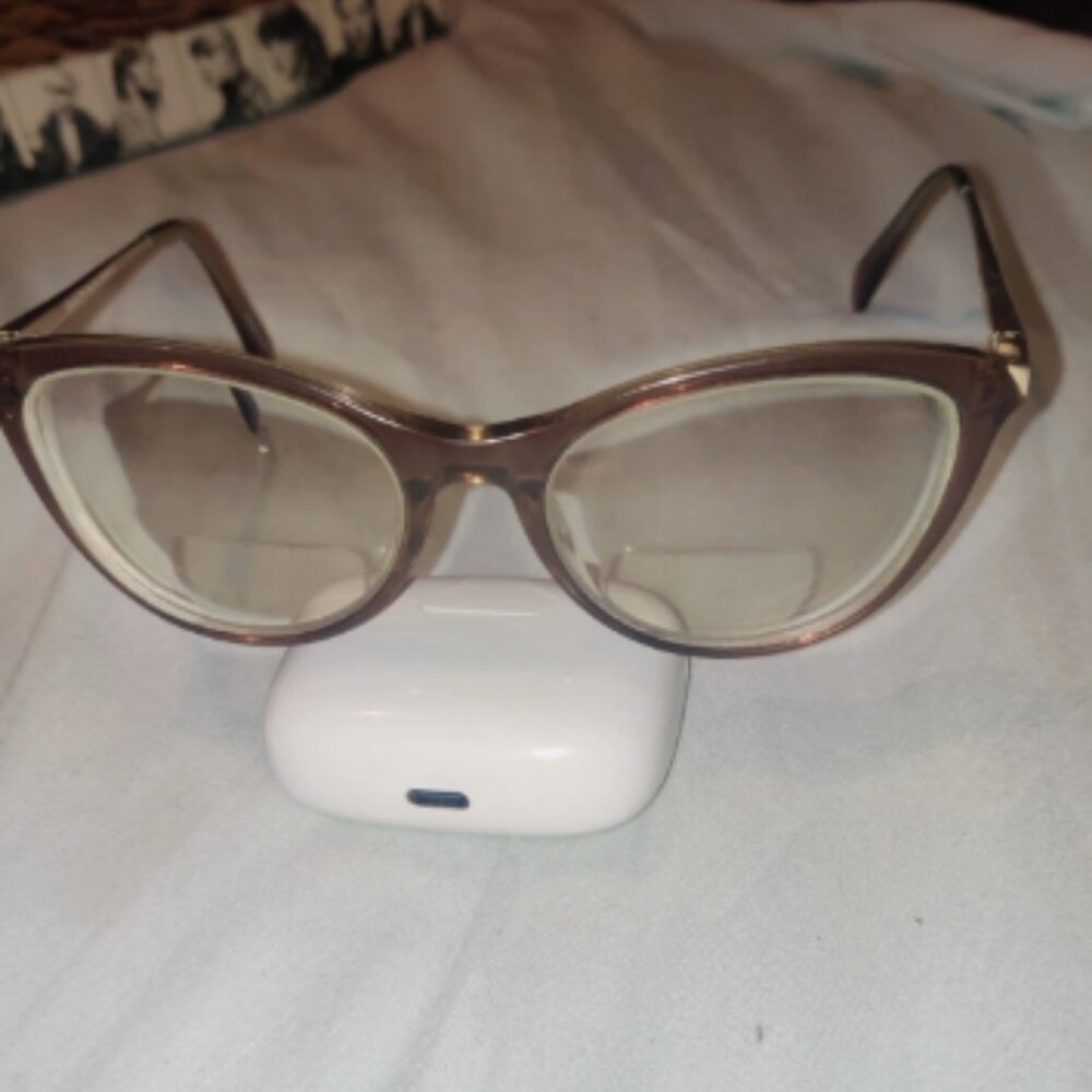 Gianni Po (Cry Cop) Reading Glasses With Bifocals GP 1669 53 17-35 Few Scratches